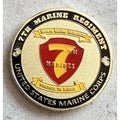 US MARINE CORPS - 7th MARINE REGIMENT Challenge Coin