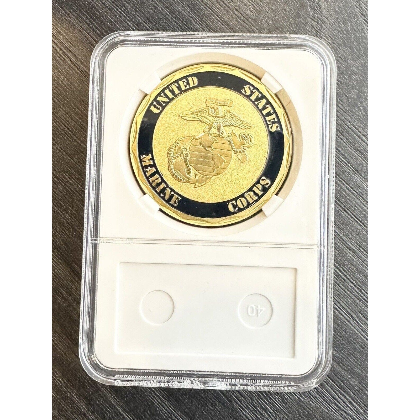 Us Marine Corps - 23rd MARINE REGIMENT Challenge Coin With Case