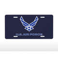 US Air Force Logo License Plate, Aluminum Novelty License Plate Car Tag, 6 X 12