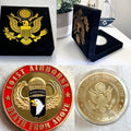 US ARMY 101st Airborne Death From Above Challenge Coin with velvet case
