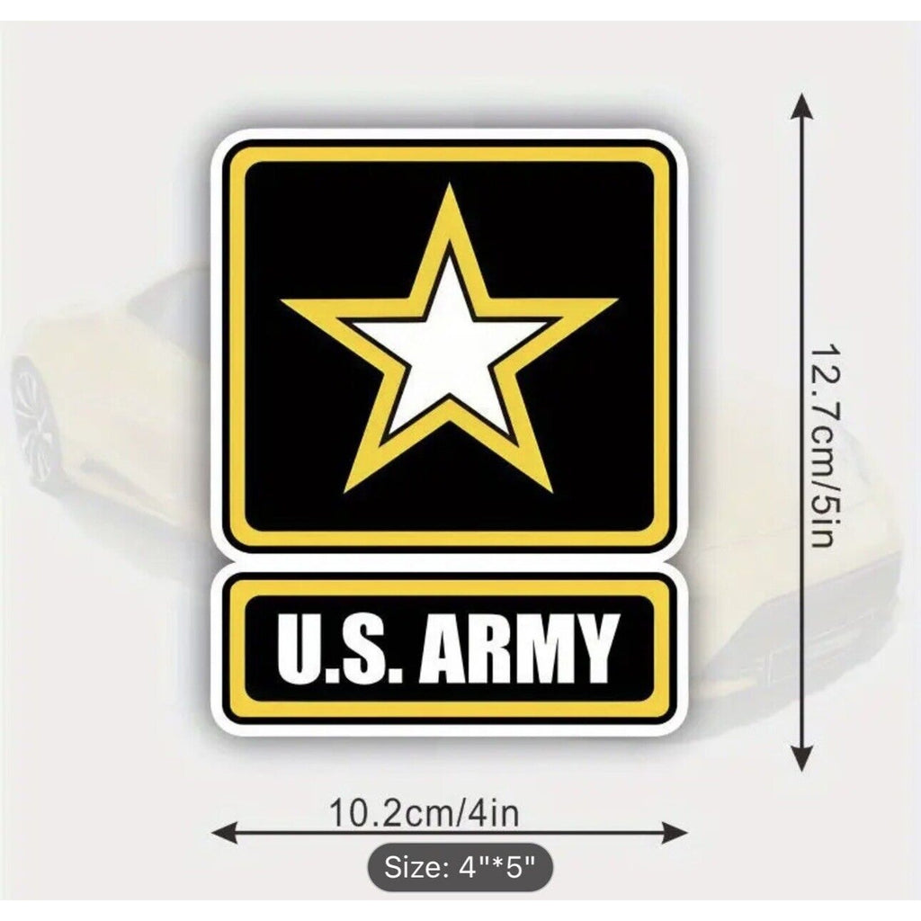 US ARMY LOGO FULL COLOR Inside Outside Car Laptop PC VINYL DECAL STICKER
