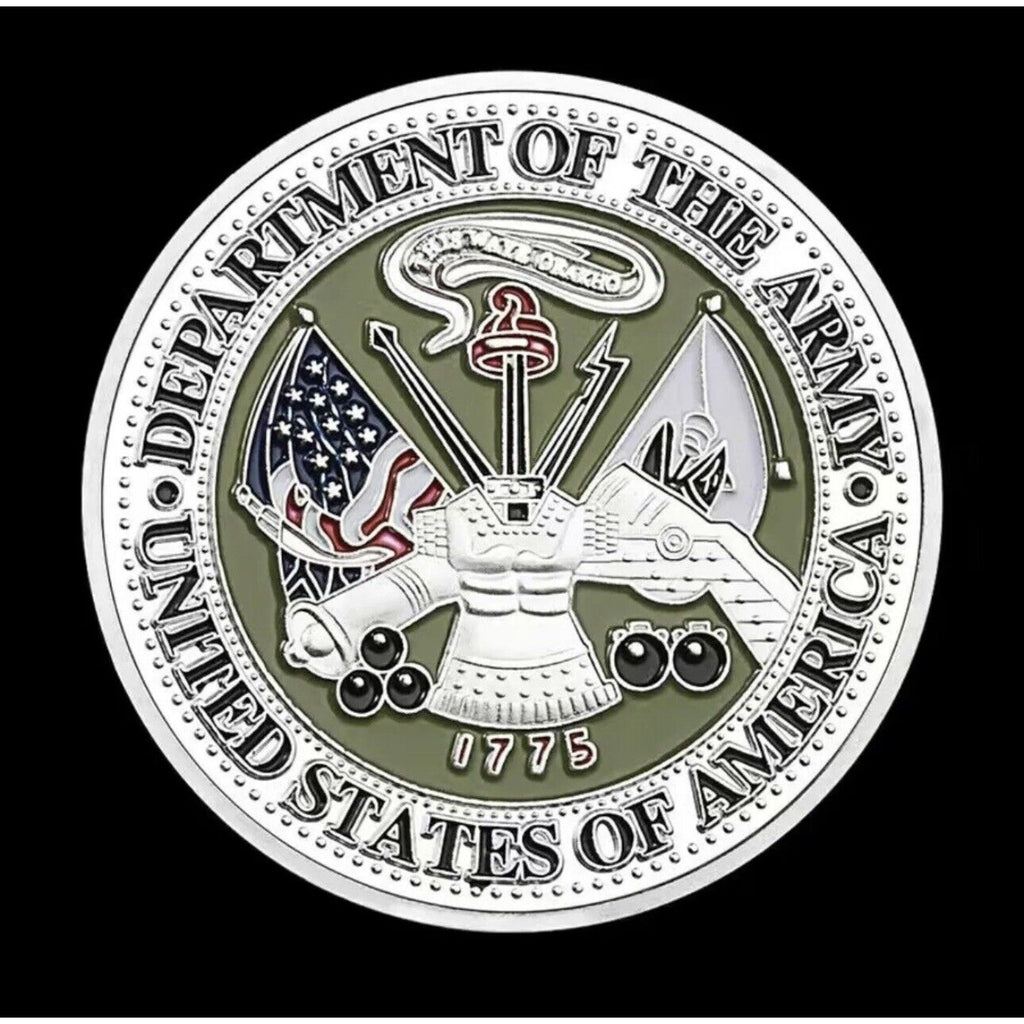 US ARMY RANGERS LEAD THE WAY Challenge Coin Army Ranger SEAL SKULL