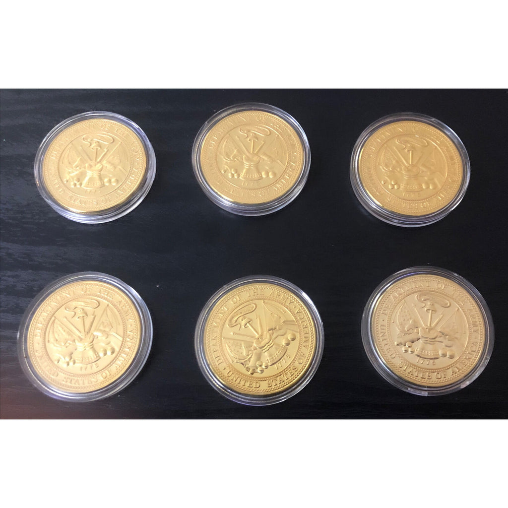 Collection Set ARMY Infantry Division 1st 2nd 3rd 4th 25th 1st Coins