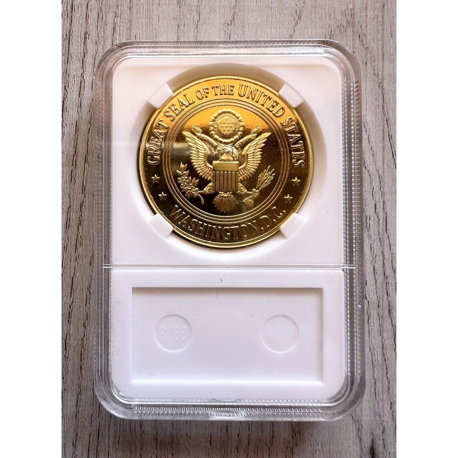 FEDERAL COMMUNICATIONS COMMISSION (FCC) Challenge Coin with case