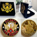 ATLANTA FIRE RESCUE DEPT Challenge Coin Come With Velvet Case