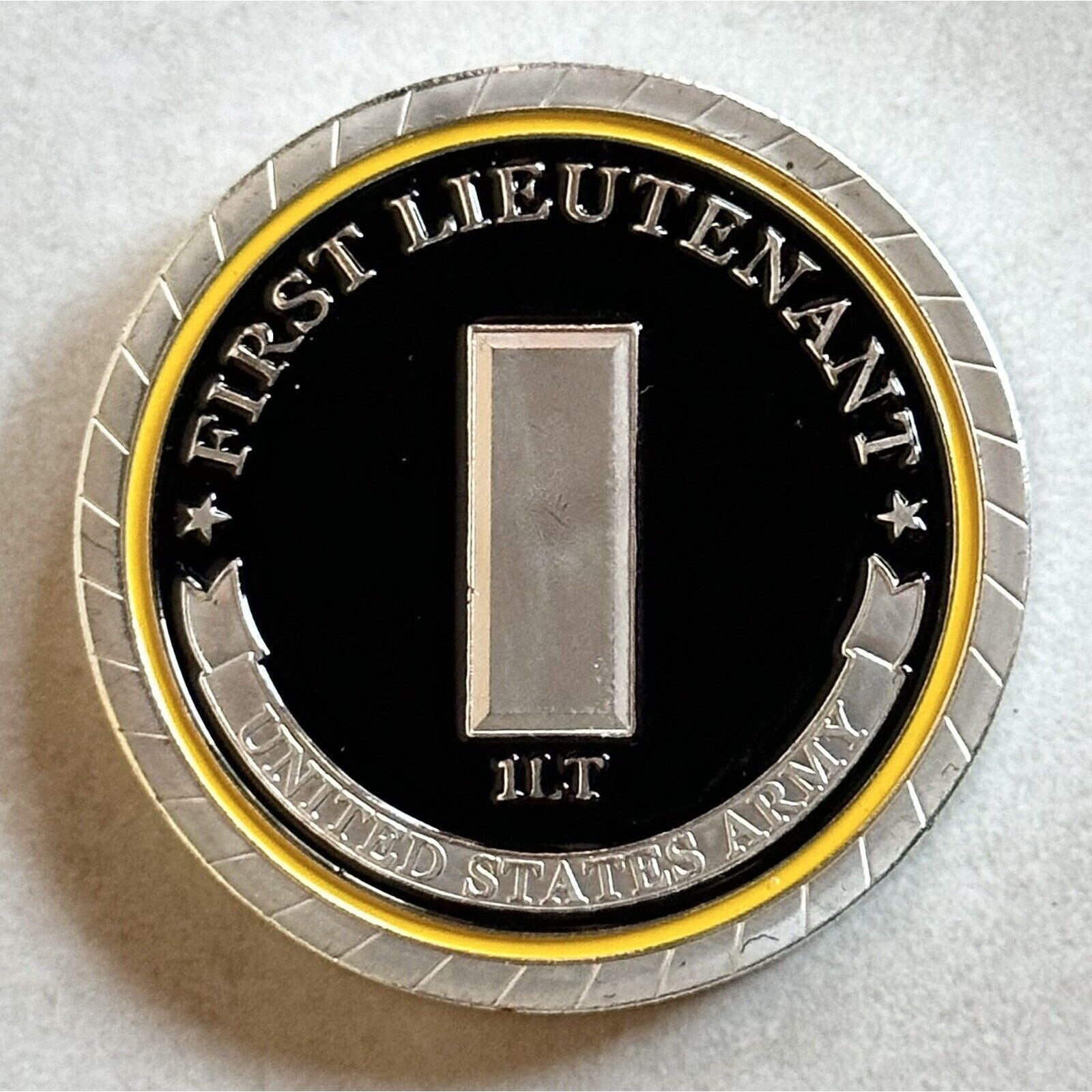Challenge Coin Army Rank First Lieutenant Coin With Special Velvet Case