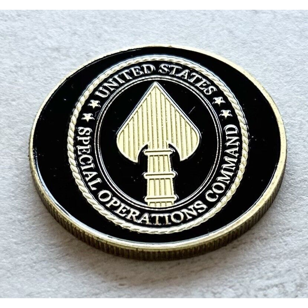 United States Special Operations Command Challenge Coin With Special Velvet Case