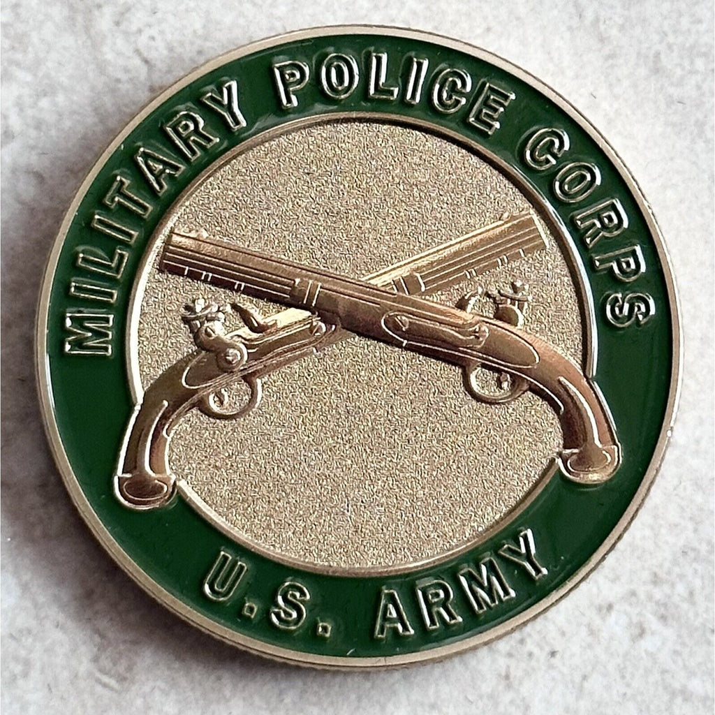 NEW U.S. Army Military Police Corps Challenge Coin With Case. Fast Shipping