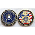 2 pcs Federal Bureau of Investigation ( FBI ) Challenge Coin