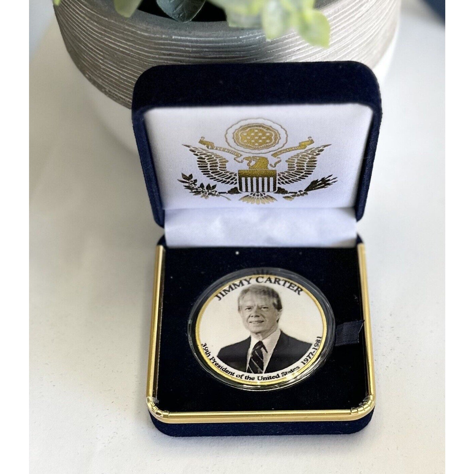 39th President JAMES Jimmy CARTER * In Office 1977-1981 * Challenge Coin W Case
