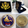 Seal Team 4 FOUR- US NAVY NAVAL SPECIAL WARFARE USN GROUP CHALLENGE COIN w case