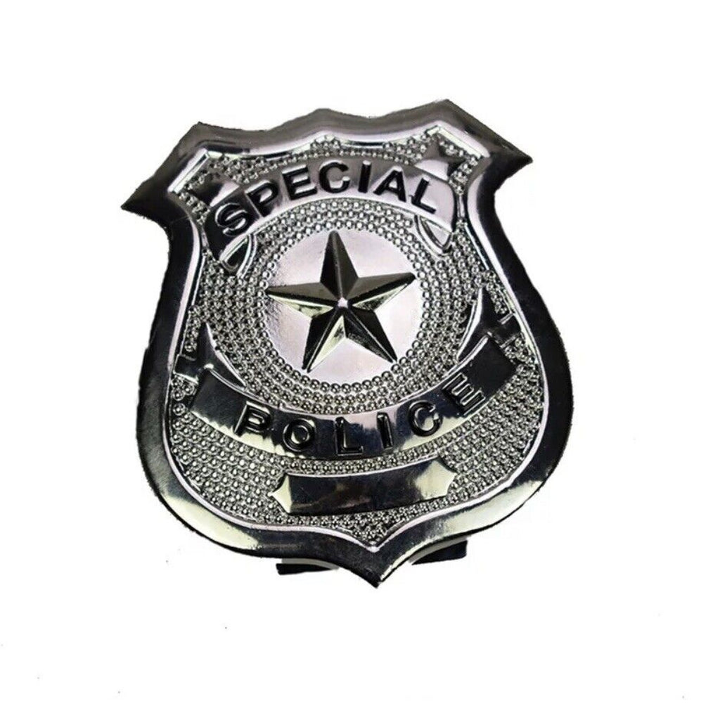 Halloween Children Police Badge Necklace CosPlay Carnival,Party Props Gift