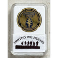 U.S. ARMY SPECIAL FORCES DE OPPRESSO LIBER CHALLENGE COIN With Case