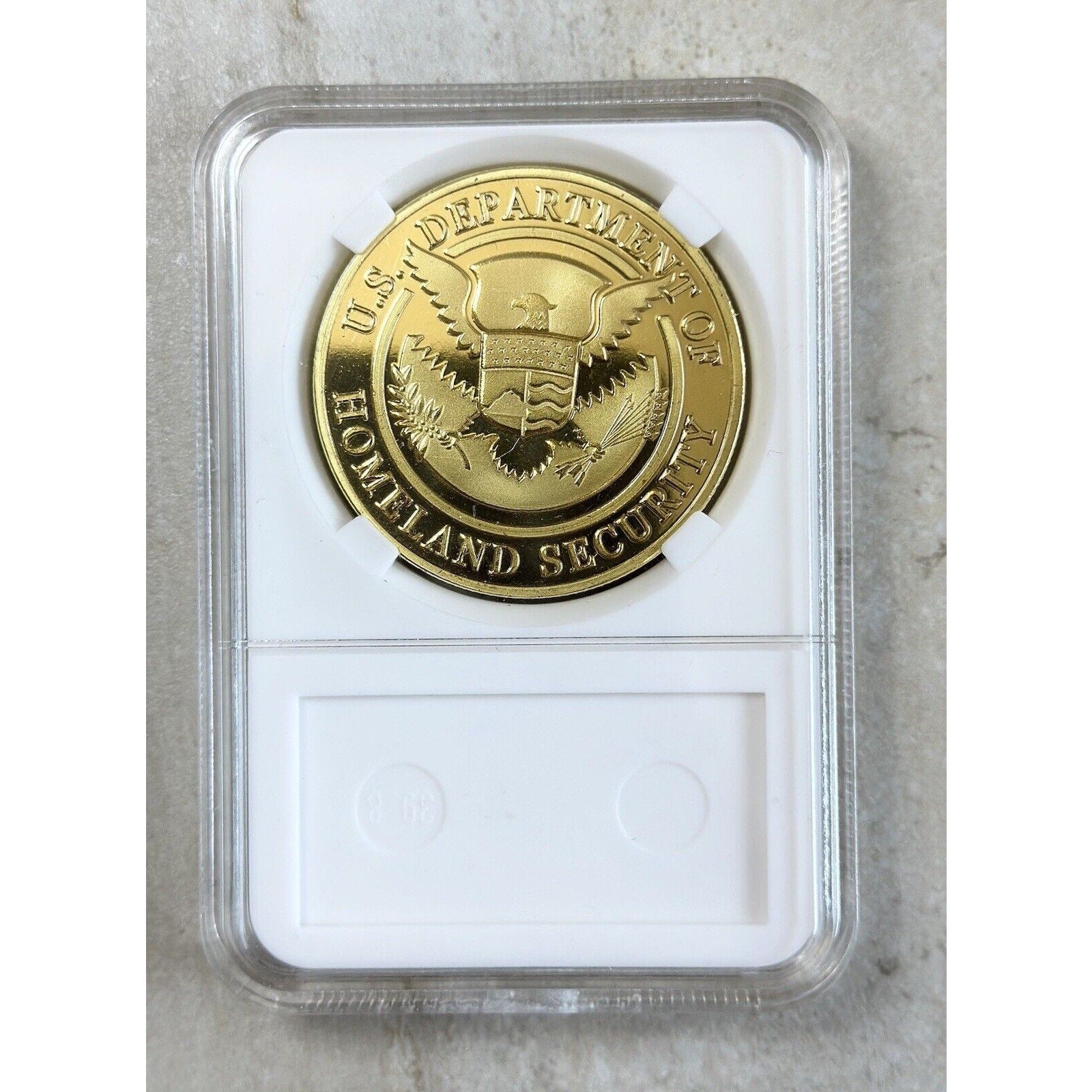 CUSTOMS AND BORDER PATROL Challenge Coin With Beautiful Case