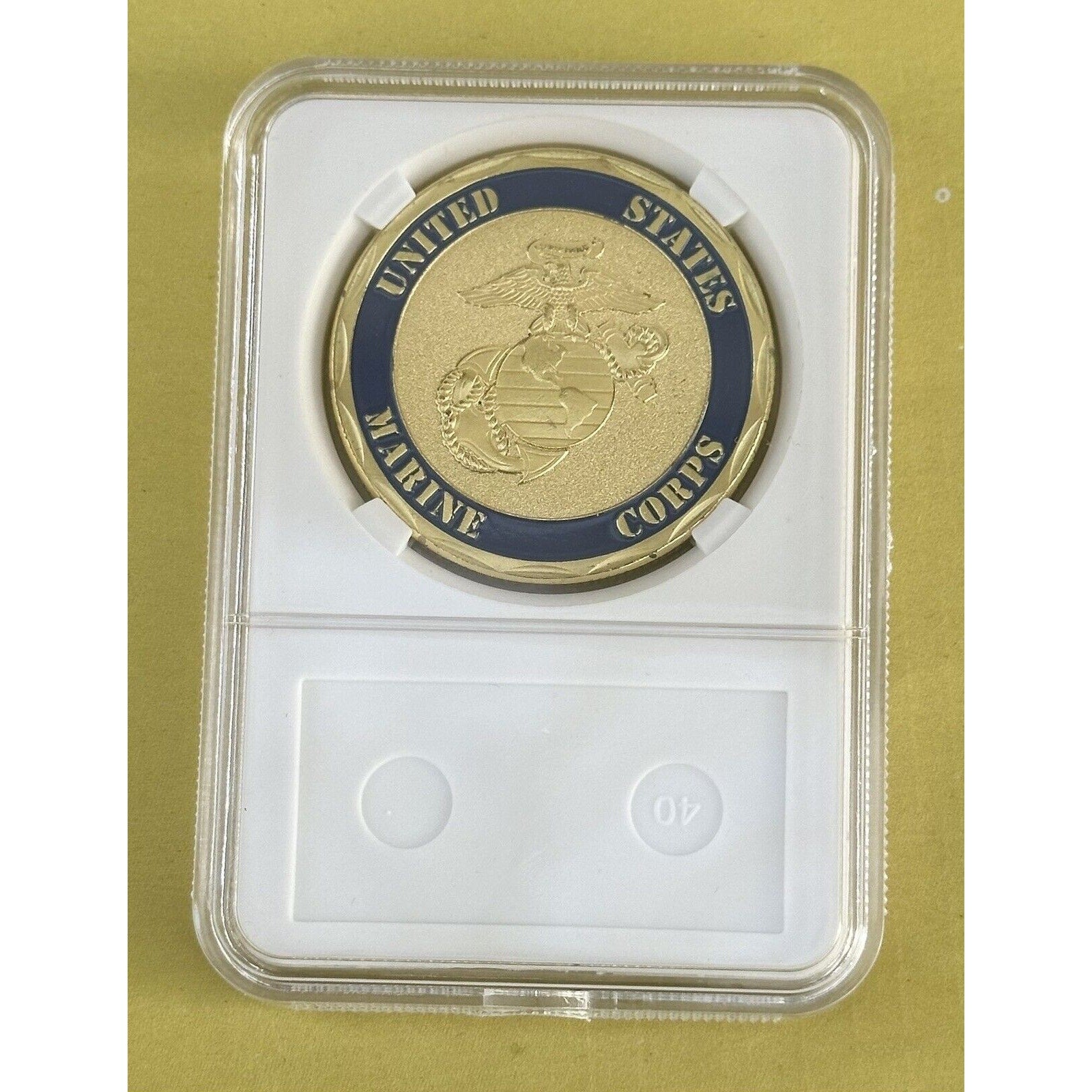 US Marine Corps - 2nd MARINE DIVISION Challenge Coin With Case
