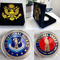 US AIR NATIONAL GUARD USAF Challenge Coin With Special Velvet Case NEW