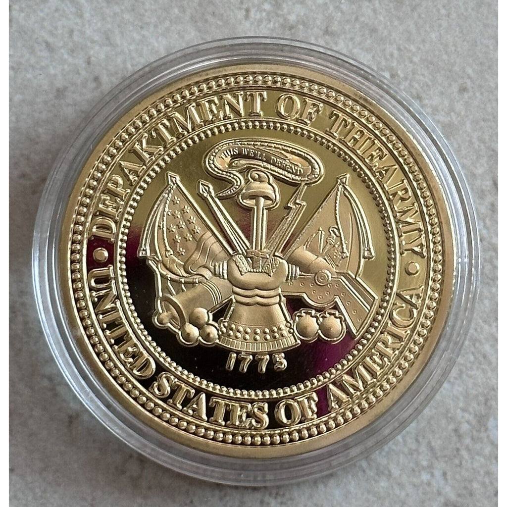 US ARMY CHEMICAL CORPS Challenge Coin with Velvet Case