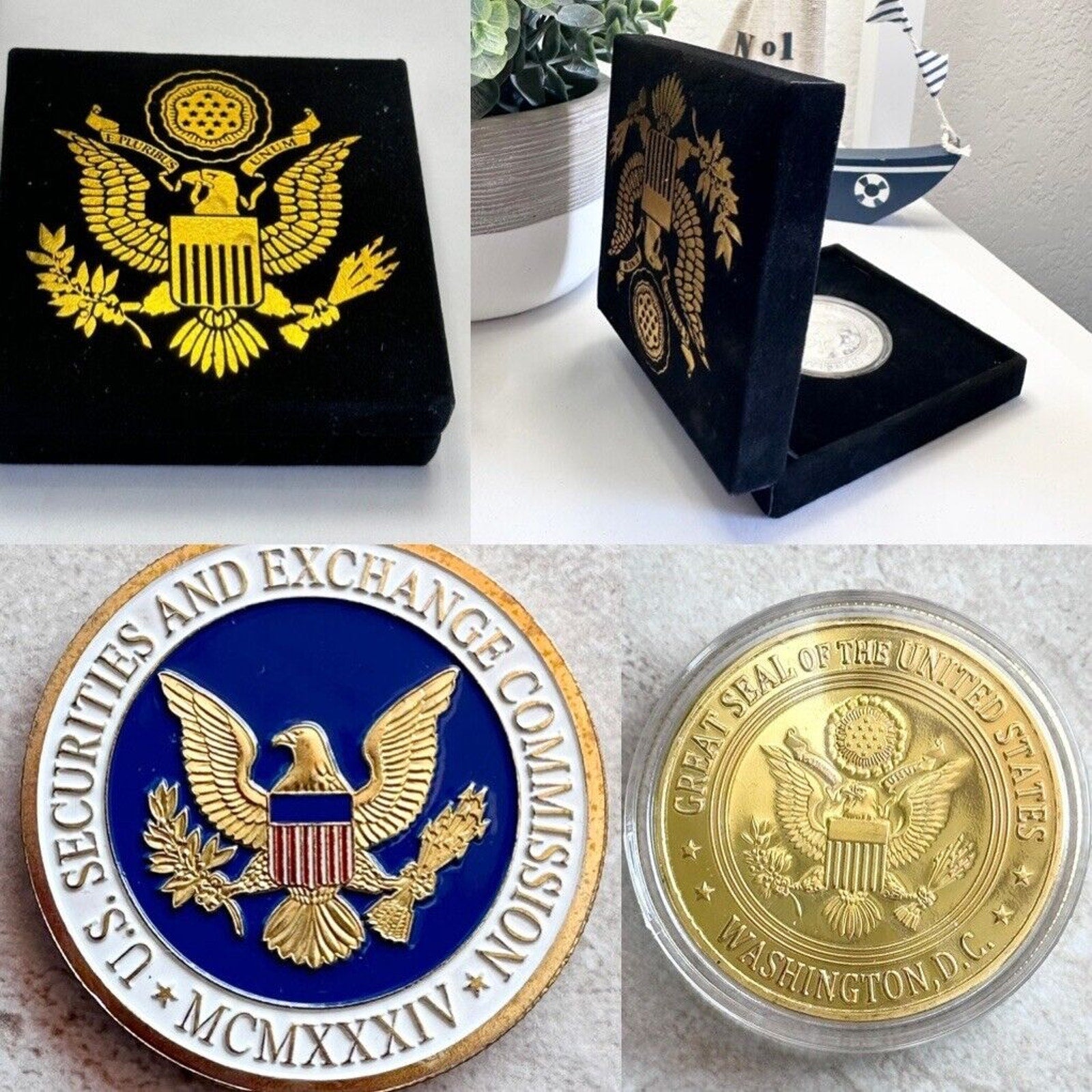 SEC-UNITED STATES SECURITIES AND EXCHANGE COMMISSION-Challenge Coin