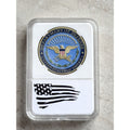 United States Department of Defense Challenge Coin With Case