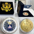 U S AIR FORCE AUXILIARY CIVIL AIR PATROL Challenge Coin With Special Box