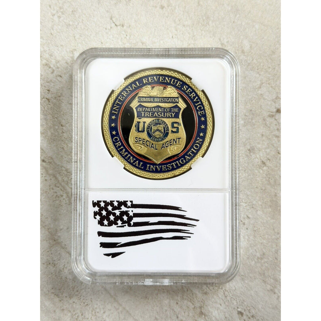 Internal Revenue Service Criminal Investigation Special Agent Challenge Coin