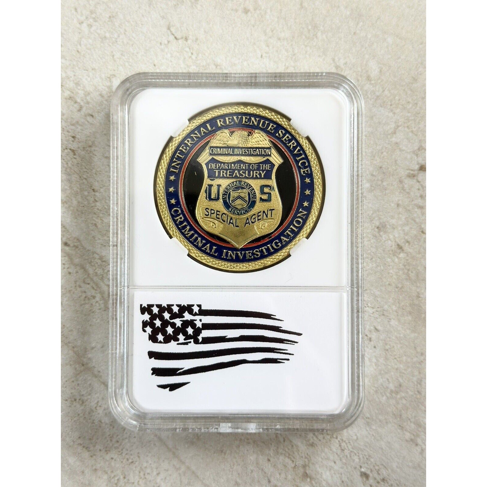 Internal Revenue Service Criminal Investigation Special Agent Challenge Coin