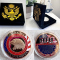 Thank You for Your Service Military Appreciation Veteran Challenge Coin w/ case
