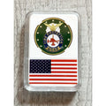 U S AIR FORCE Fire Protection Challenge Coin with case