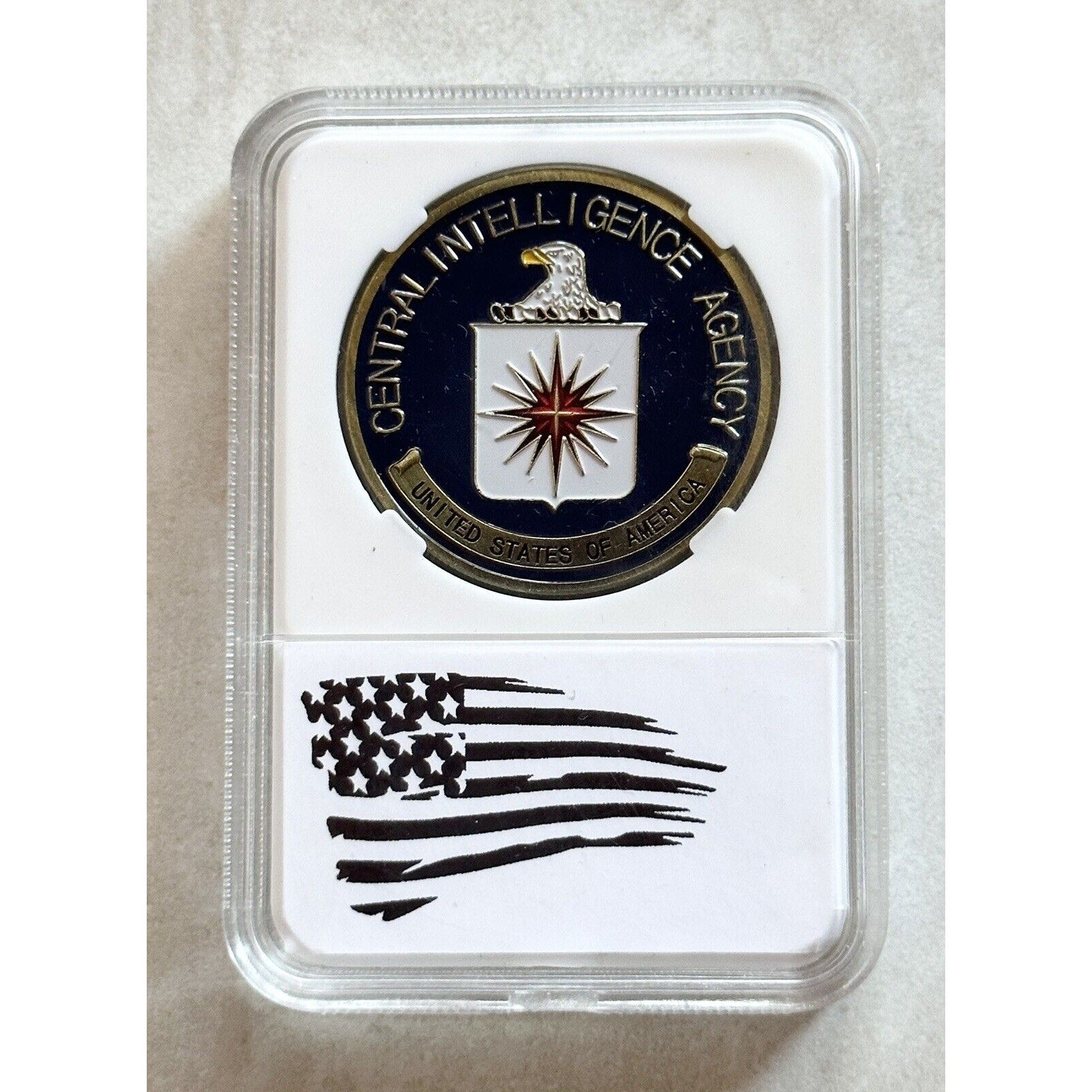 US CIA Central Intelligence Agency Center of Intelligence Challenge Coin Bronze
