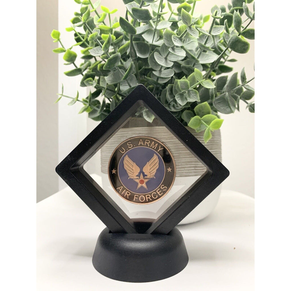 U S Army Air Forces B-29 Superfortress Challenge Coin With 3d Display Case