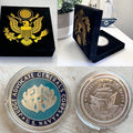 US NAVY (JAG) JUDGE ADVOCATE GENERAL'S CORPS Challenge Coin with velvet case