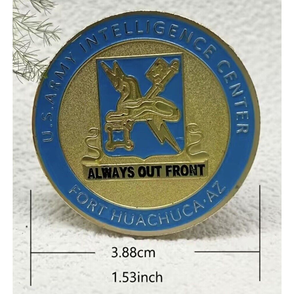 US ARMY Challenge Coin FORT HUACUCA AZ US ARMY INTELLIGENCE CENTER