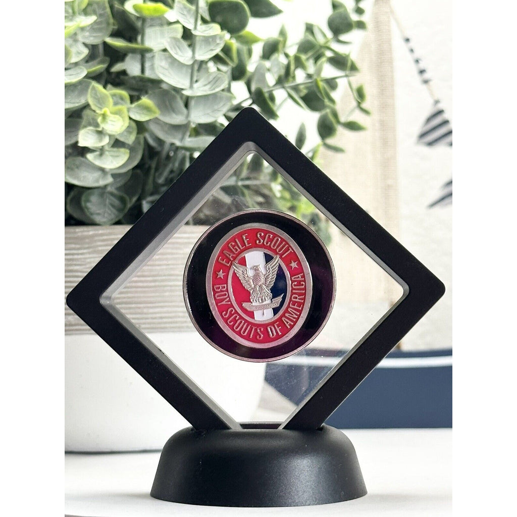 Eagle Scout - Boy Scout Commemorative Souvenir Gift Challenge Coin With Case