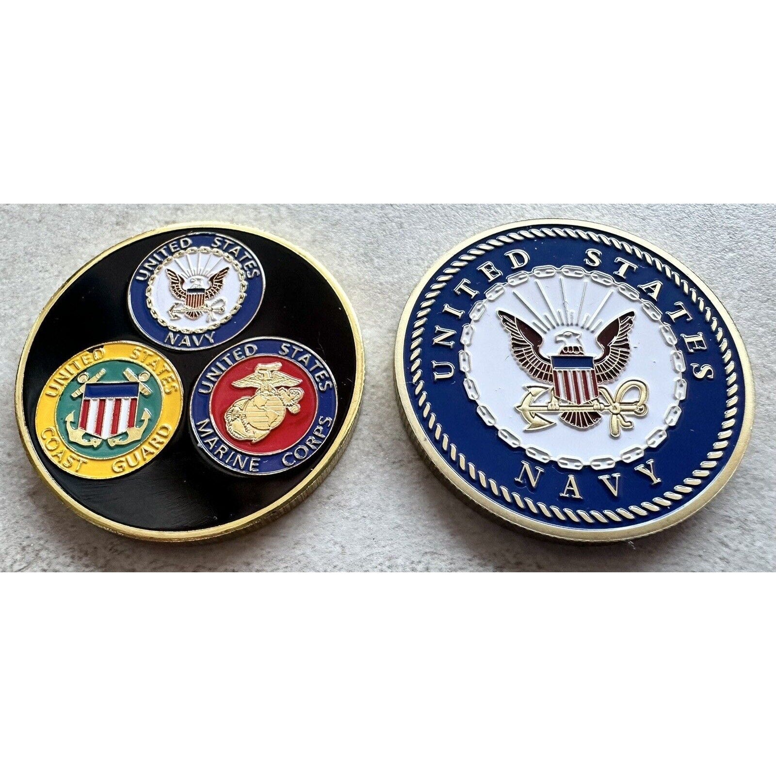 US Naval Aviator & Naval Air Station North Island Coronado CA Challenge Coin 2pc