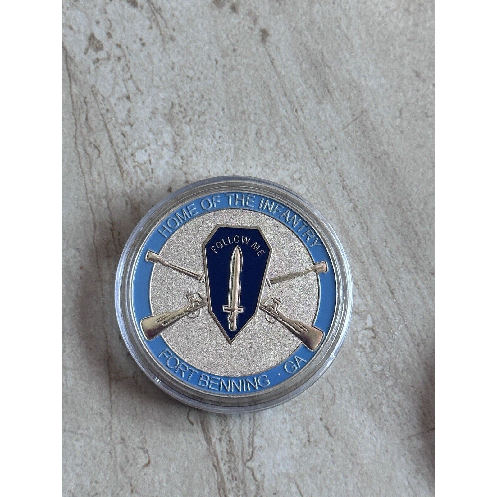 NEW U.S. Army Home of The Infantry Fort Benning, GA Challenge Coin