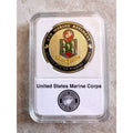 US MARINE CORPS - 5th MARINE REGIMENT Challenge Coin With Case.