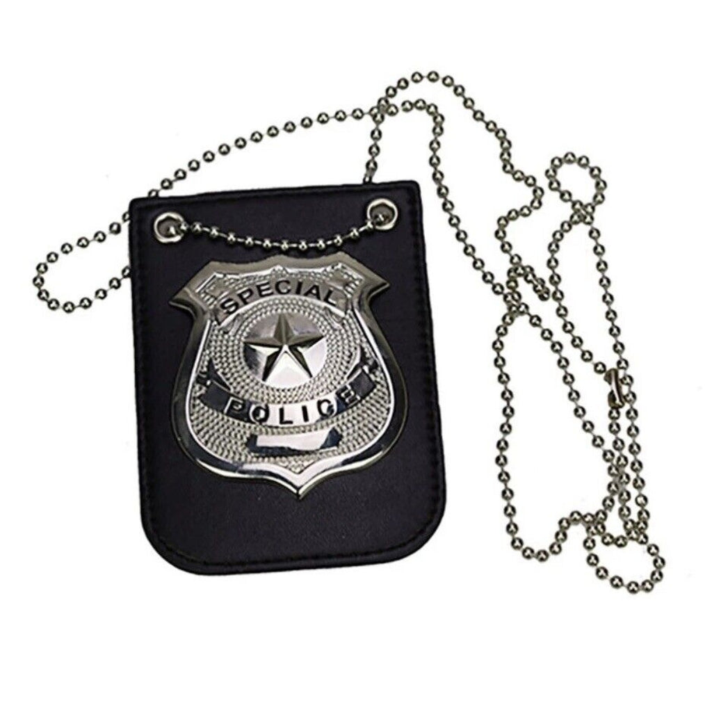 Halloween Children Police Badge Necklace CosPlay Carnival,Party Props Gift