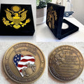 MARINE WIVES THE TOUGHEST JOB IN THE CORPS Commemorative Challenge Coin w/ case
