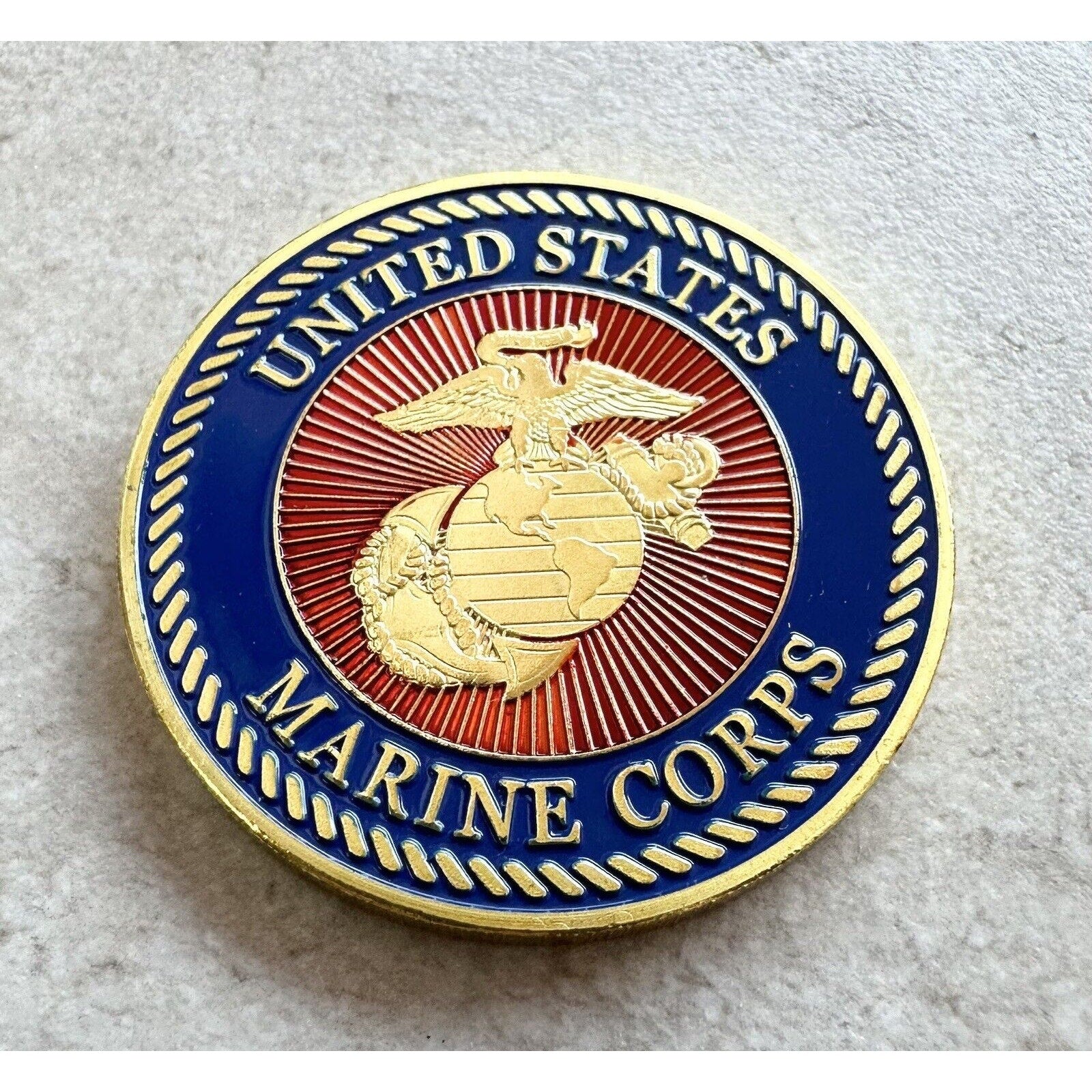 US MARINE CORPS MILITARY POLICE Challenge Coin