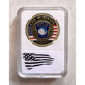 BOSTON POLICE DEPARTMENT CHALLENGE COIN With Case