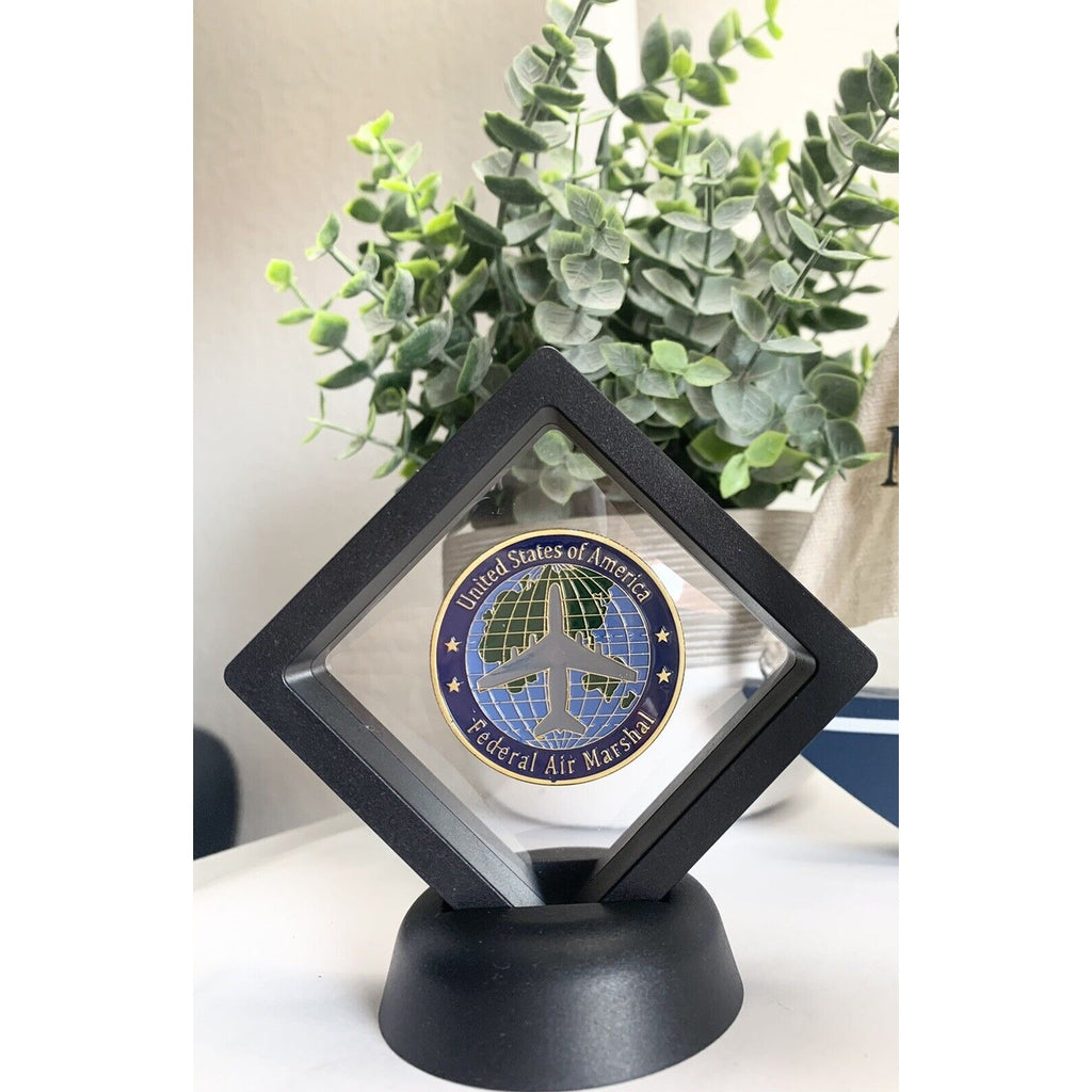 US Federal Air Marshal Challenge Coin Come With 3D Display Case