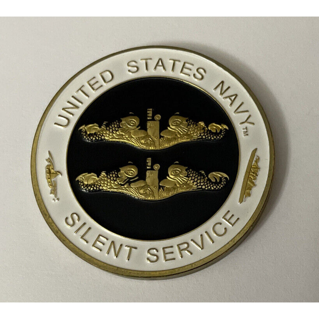 U S Navy Nuclear Submarine Warfare The Silent Service Challenge Coin