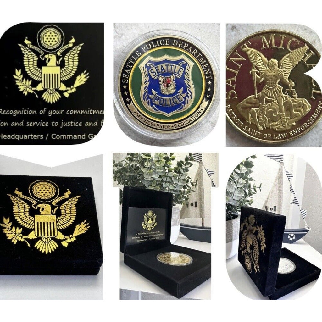 CITY OF SEATTLE, WA. Police Dept. Challenge Coin USA