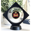 U S ARMY CORPS OF ENGINEERS Challenge Coin With 3D Floating Display Case
