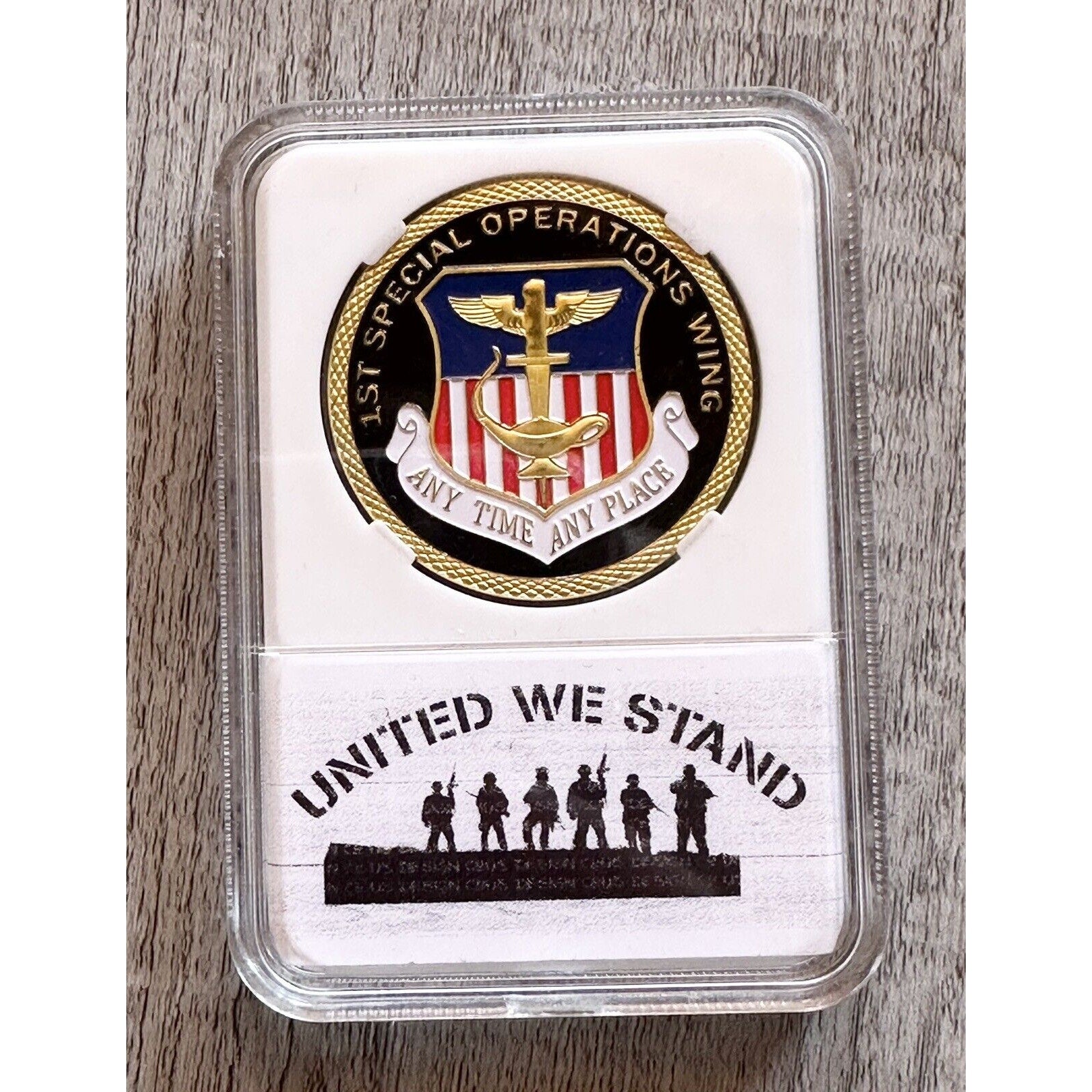 AIR FORCE 1st SPECIAL OPERATIONS WING Challenge Coin with beautiful case new