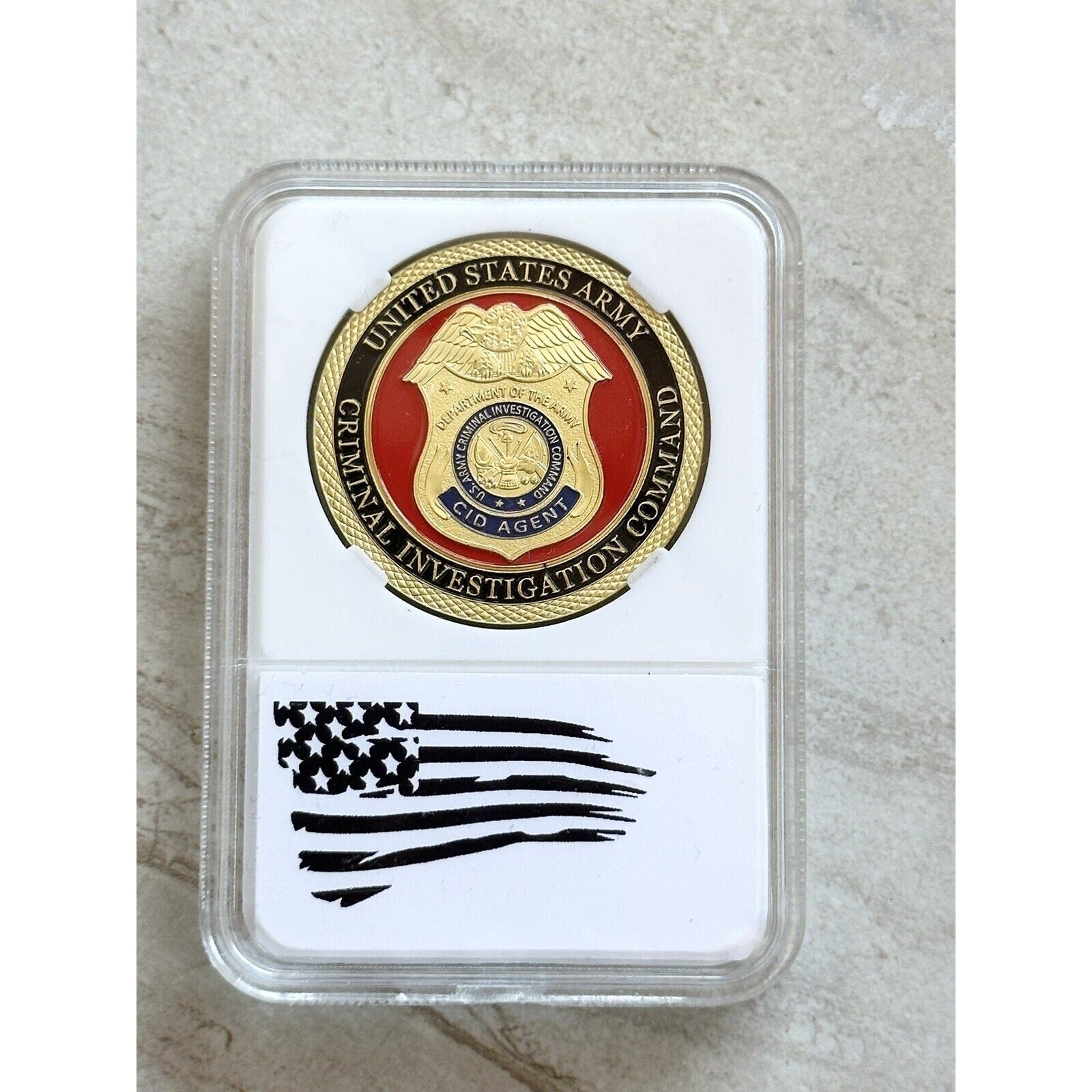 ARMY CID Criminal Investigation Division Command USA US Army Challenge Coin