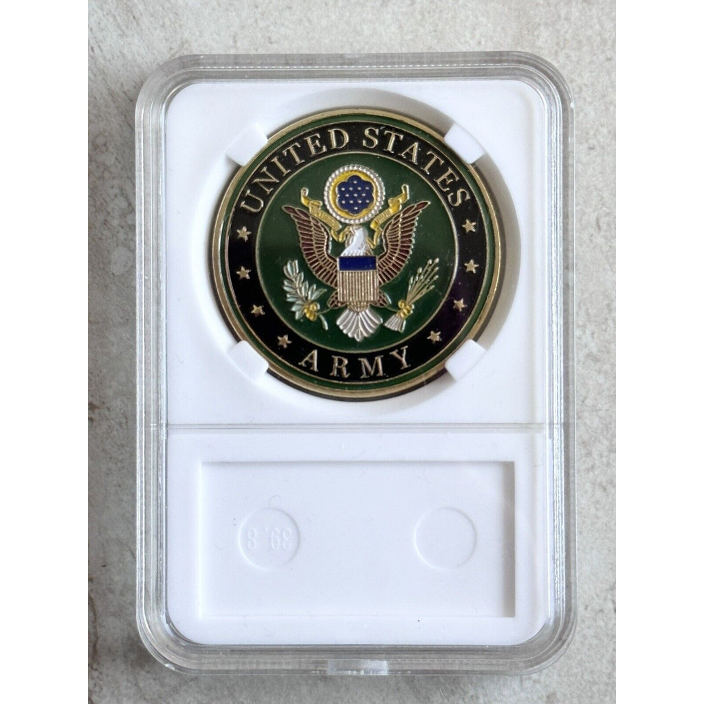 US ARMY 29TH INFANTRY REGIMENT FT BENNING FOLLOW ME USA With Case